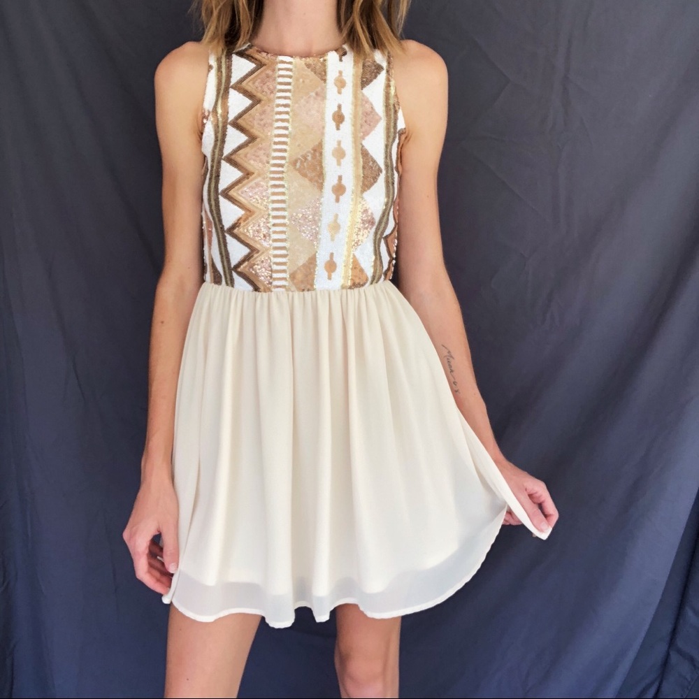 Sequin Top Dress